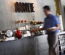 Cocotte restaurant at the Wanderlust hotel serves rustic French cuisine. // © 2011 Deanna Ting